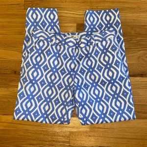 LIKE NEW Vineyard Vines Blue Patterned Cotton Pant